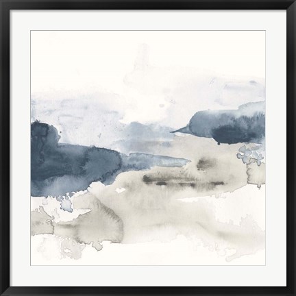 Framed Shoreline Blues VII Print