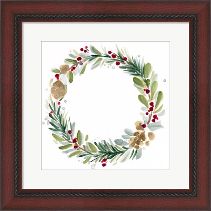 Framed Warm Winter Wishes II Print