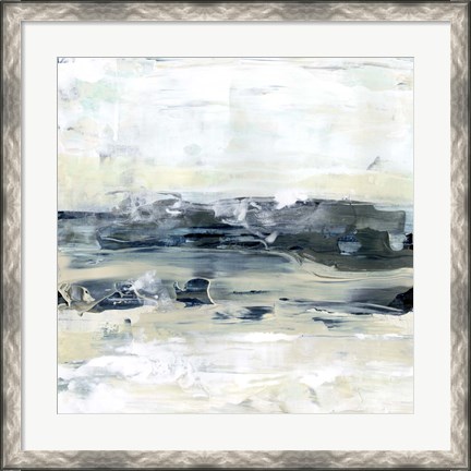 Framed Coastal Blues II Print