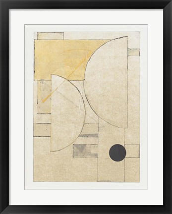 Framed Mapping Bauhaus II Print