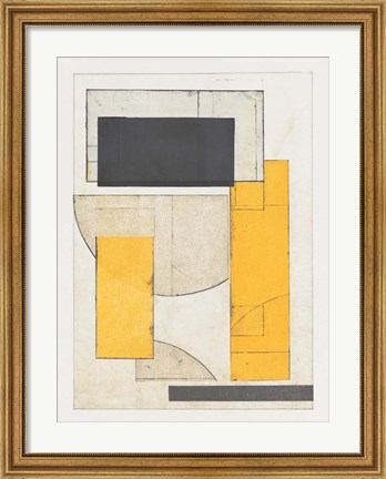 Framed Mapping Bauhaus IV Print