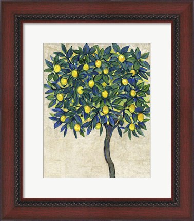 Framed Lemon Tree Composition I Print