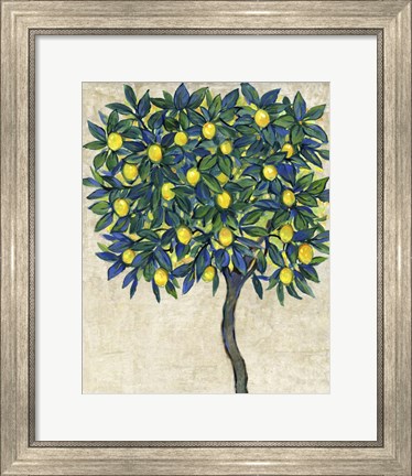 Framed Lemon Tree Composition I Print