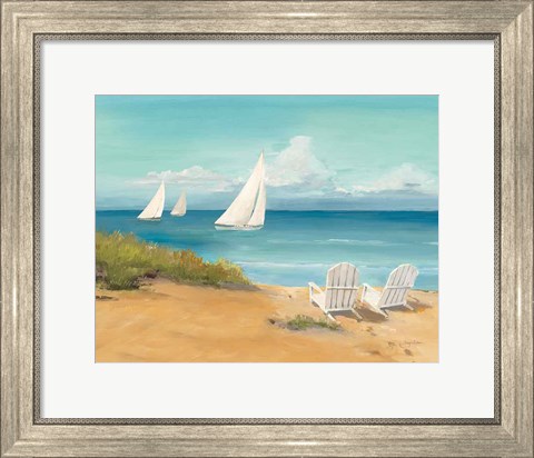 Framed Setting Sail Light Crop Print