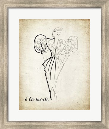 Framed Couture Concepts I Print