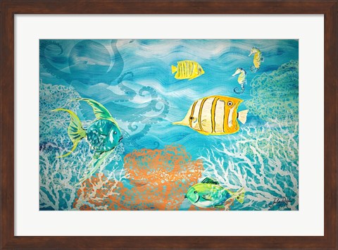 Framed Under the Sea Print