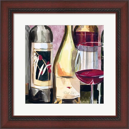 Framed Vintage Wines II Print