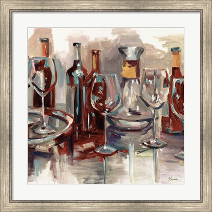 Framed Wine Selections Print