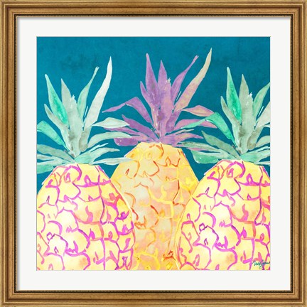 Framed Havana Pineapple Print