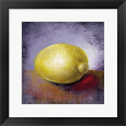 Framed Lemon Print