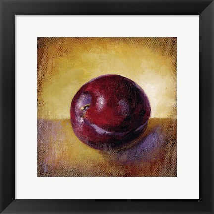 Framed Plum Print