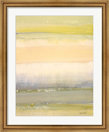 Framed Shore to Shore Abstract Print