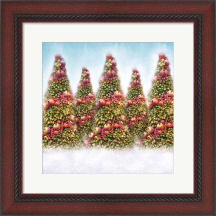 Framed Oh Christmas Trees Print