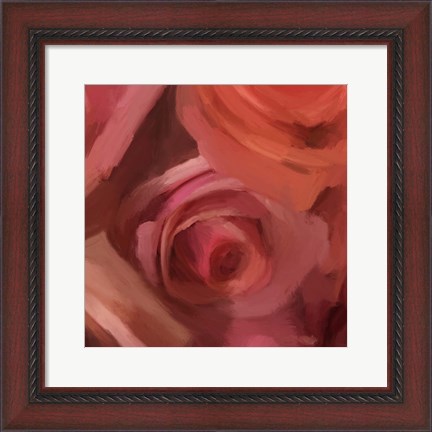 Framed Rose Maze Print