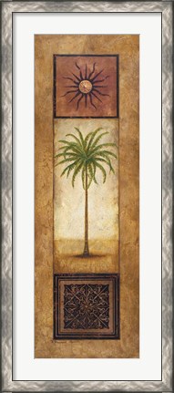 Framed Palm in the Sunlight Print