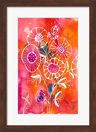 Framed Brightest Blooms Print