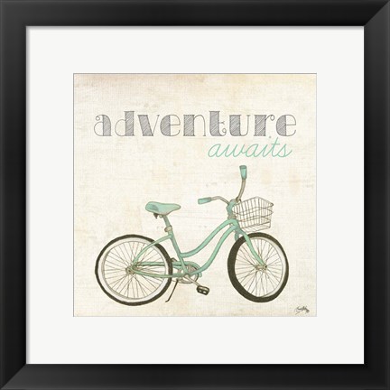 Framed Explore and Adventure II Print