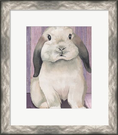 Framed Bunny I Print