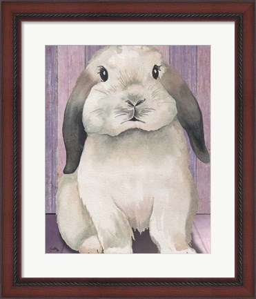 Framed Bunny I Print