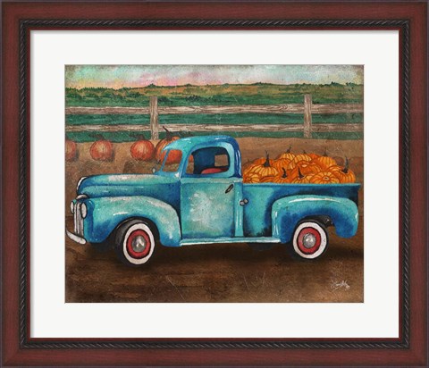 Framed Truck Harvest I Print