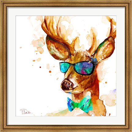 Framed Cool Deer Print