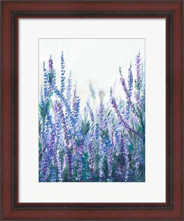 Framed Lavender Garden II Print