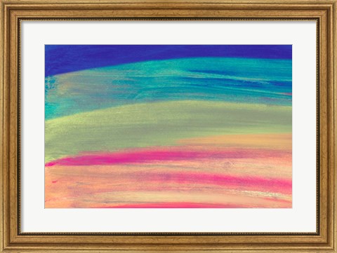 Framed Rainbow Abstract Print