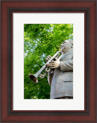 Framed Beale Street Statue of WC Handy, Memphis Print