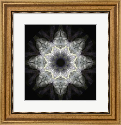 Framed Colorful Kaleidoscope 18 Print