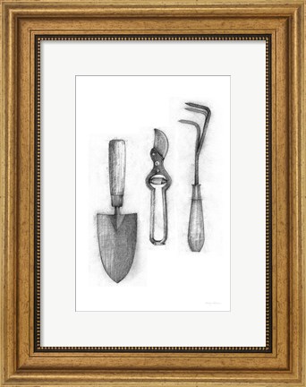 Framed Farm and Garden V Print