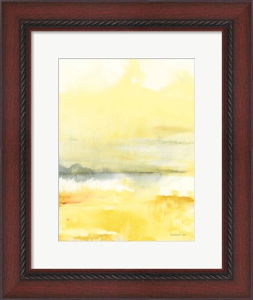 Framed Saffron I Print