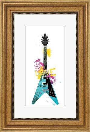 Framed Garage Band III Graffiti Print