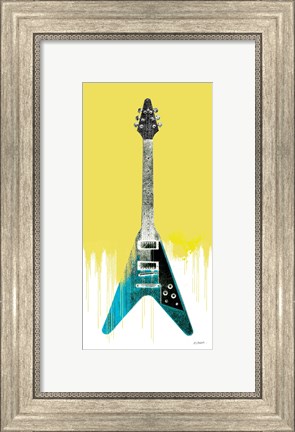 Framed Garage Band III Paint Print