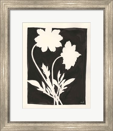 Framed Joyful Spring I Black Print