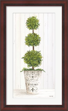 Framed Magnificent Topiary I Print