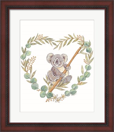 Framed Koala Love Print