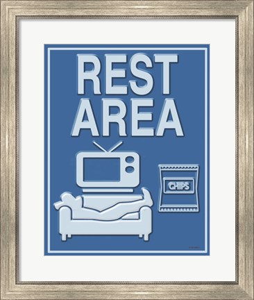 Framed Rest Area Print