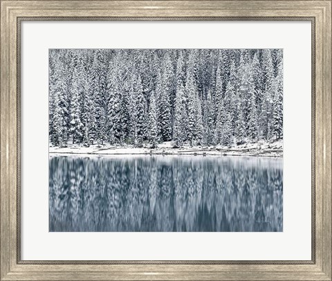 Framed Winter Reflections Print