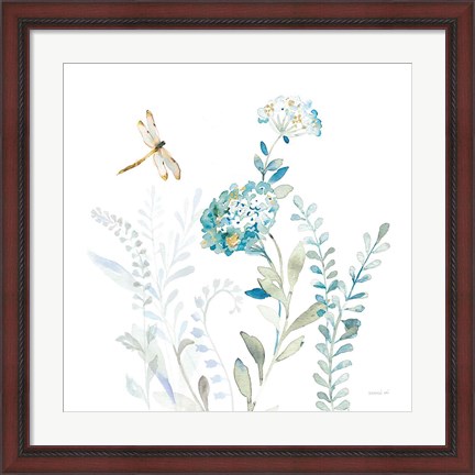 Framed Blues of Summer VII Print