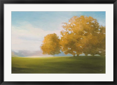 Framed Autumn Glow Gold Print