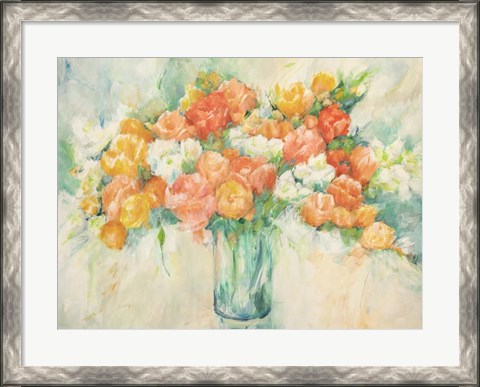 Framed Bouquet di Primavera Print