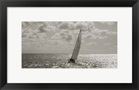 Framed Sailing (detail) Print