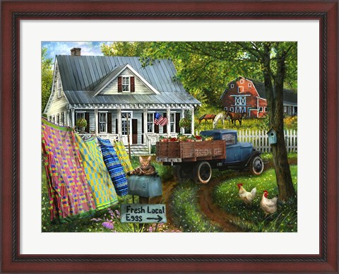 Framed Country Living Print