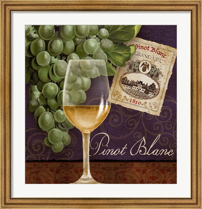 Framed Pinot Blanc Print