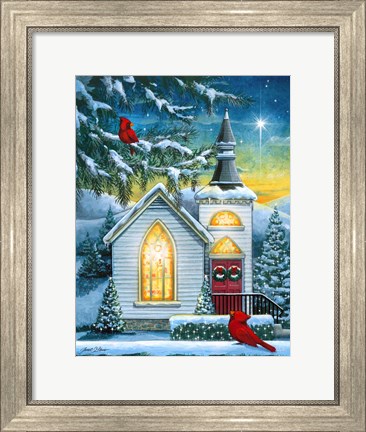 Framed Christmas Eve-No Caption Print