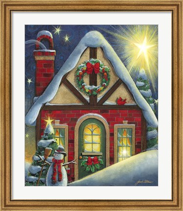 Framed Welcome House Print