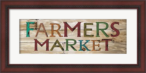 Framed Farmer&#39;s Market Print