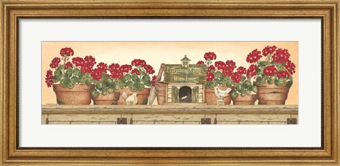 Framed Everything Grows with Love Print