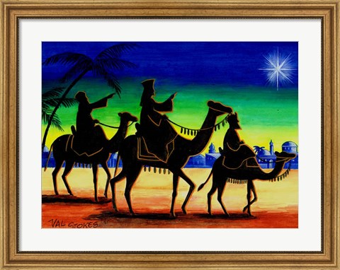 Framed Bright Shining Star Print