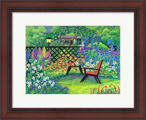 Framed Garden Retreat Print